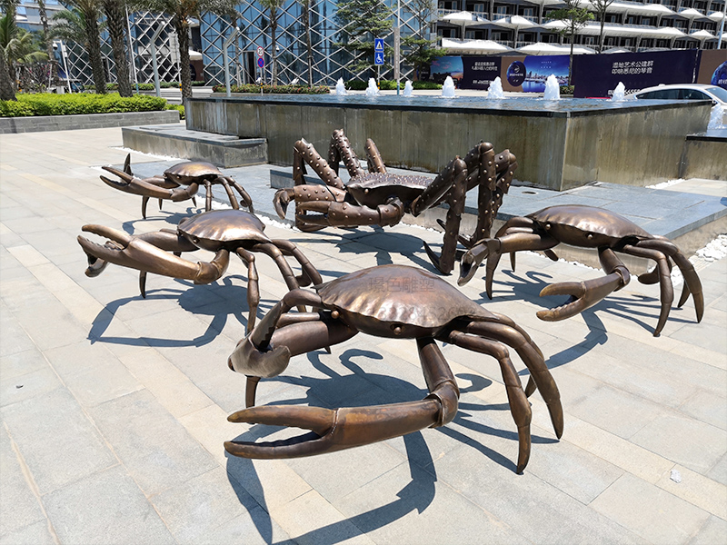 新埠島中央半島市政公園玻璃鋼景觀雕塑(圖2)