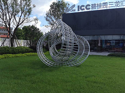 ICC碧桂園三龍匯異型鋼結(jié)構(gòu)雕塑(圖2)