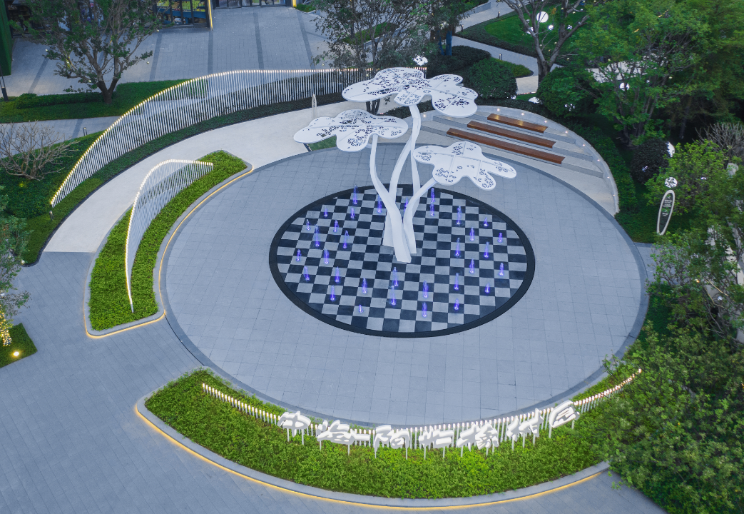 深圳中海陽光橡樹園示范區(qū)景觀雕塑工程(圖4)